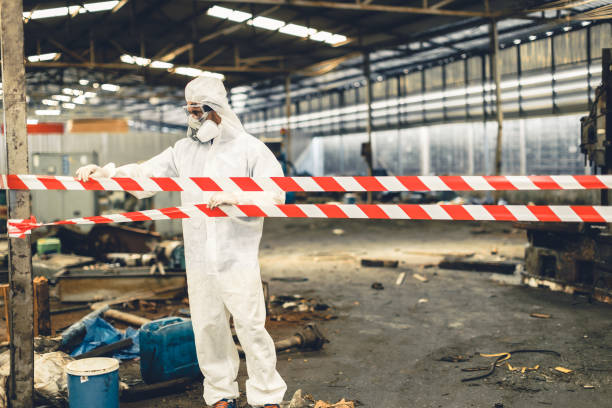 Professional Crime Scene Cleanup technician working in Seabrook, SC